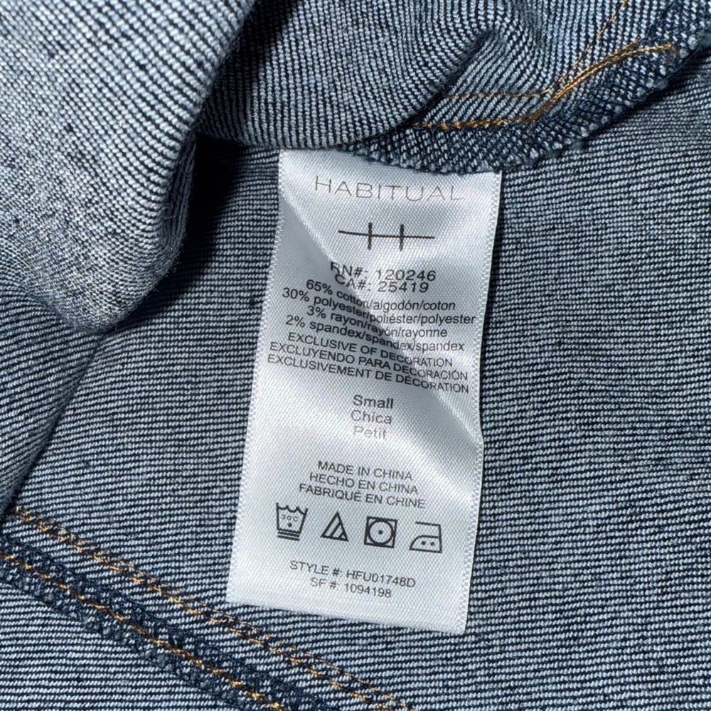 Habitual Dark Blue Long Sleeve Dress - Picture 10 of 13